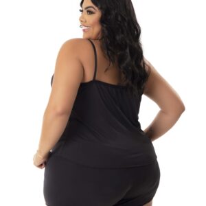 Baby Doll Plus Size com Renda – Liana
