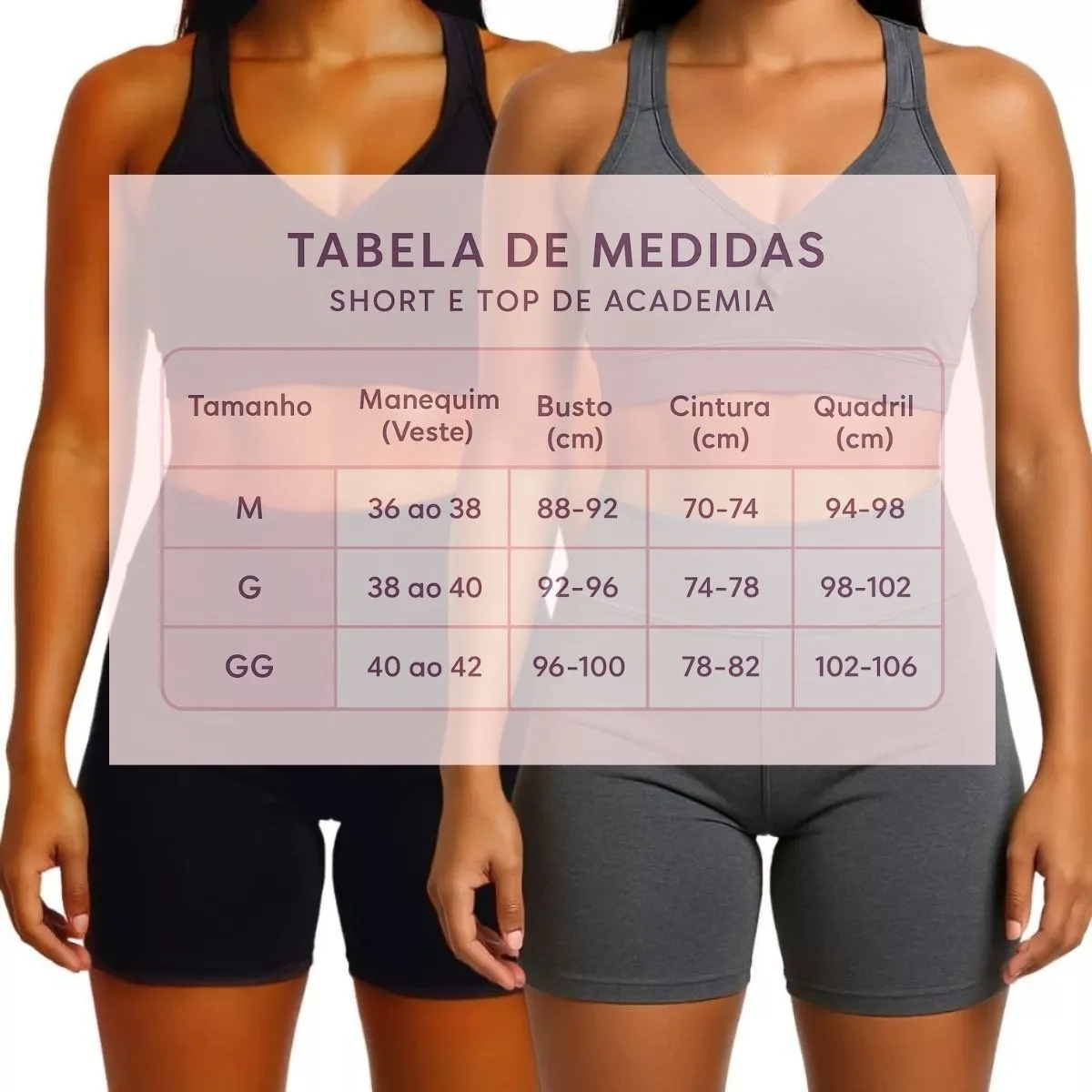 Conjunto Fitness Feminino S Bojo Short Top Academia Suplex - Imagem 3