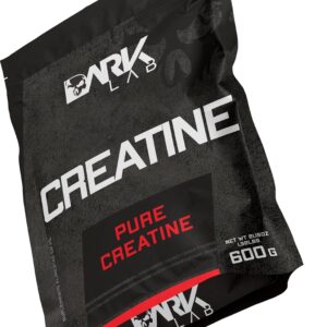 Creatina Pura Dark Lab 600g, Monohidratada 100% de Pureza, Sem Sabor